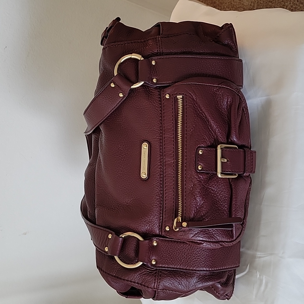 Burgundy Michael Kors handbag